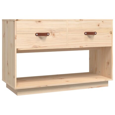 Tv-meubel 90x40x60 cm massief grenenhout 2