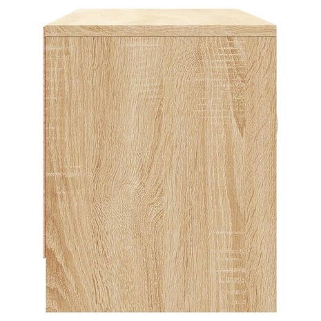 Tv-meubel 102x30x37,5 cm bewerkt hout sonoma eikenkleurig 7