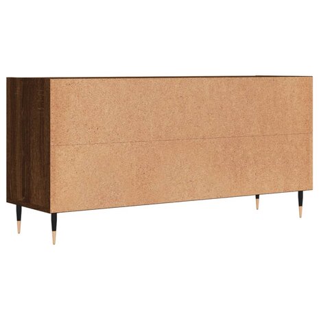 Tv-meubel 103,5x30x50 cm bewerkt hout bruin eikenkleur 6