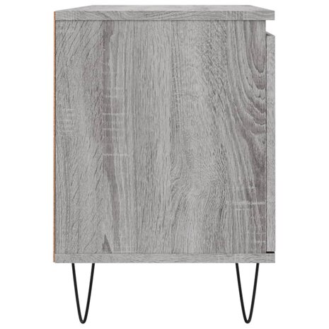 Tv-meubel 104x35x50 cm bewerkt hout grijs sonoma eikenkleurig 7