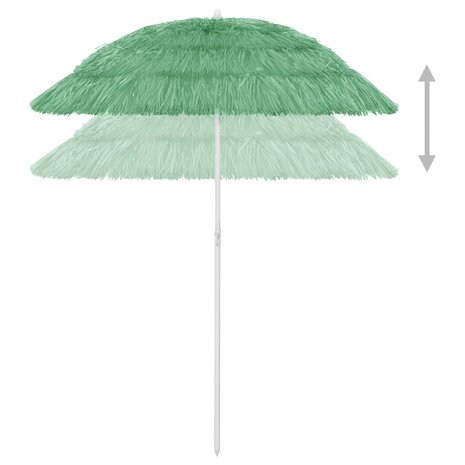 Strandparasol Hawaï 180 cm groen 4