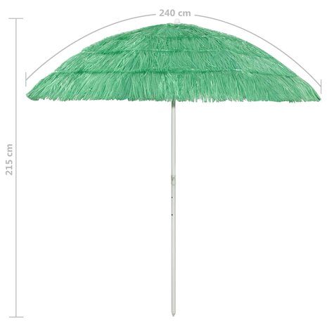 Strandparasol Hawaï 240 cm groen 7