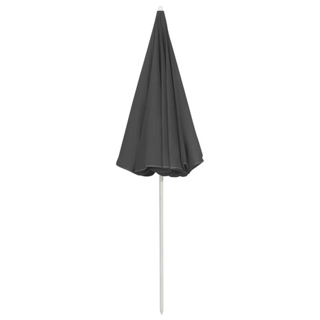 Strandparasol 240 cm antracietkleurig 4