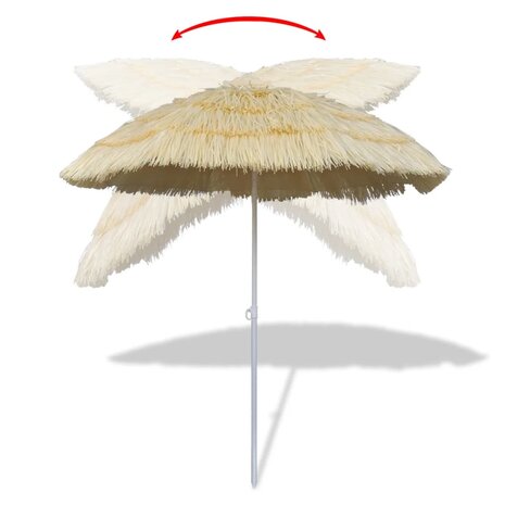 Strandparasol kantelbaar Hawaii-stijl 3