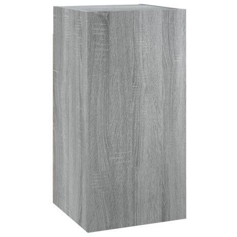 Tv-meubels 7 st 30,5x30x60 cm bewerkt hout grijs sonoma eiken 4