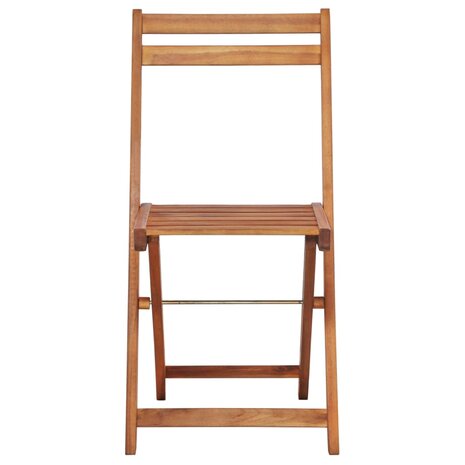 Bistrostoelen 2 st massief acaciahout 3