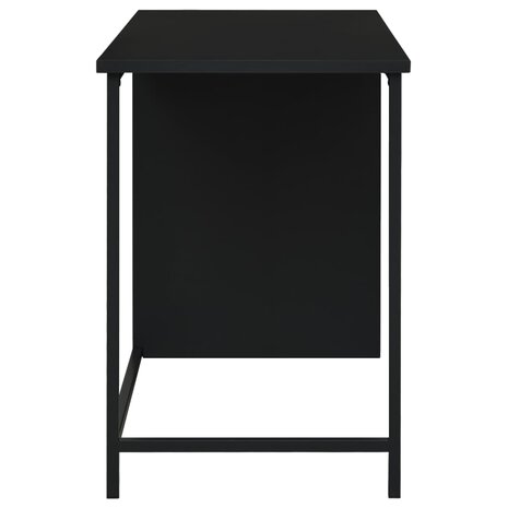 Bureau industrieel met lades 105x52x75 cm staal zwart 4