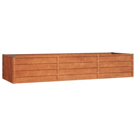 Plantenbak verhoogd 240x80x45 cm cortenstaal roestig 2