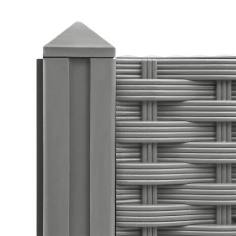 Plantenbak verhoogd 80x40x71 cm polypropeen 5