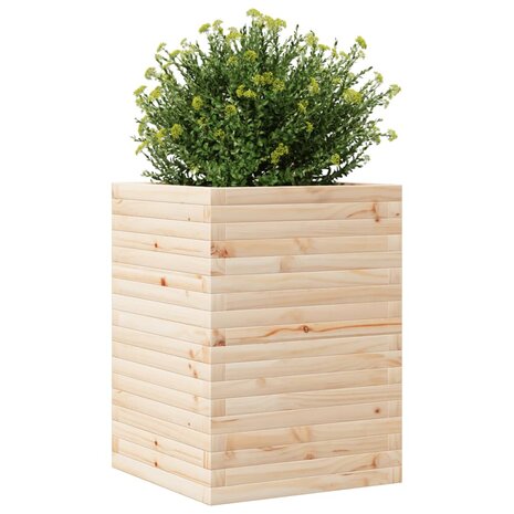 Plantenbak 50x50x68,5 cm massief grenenhout 4