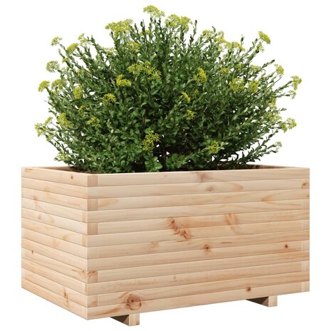 Plantenbak 90x60x49,5 cm massief grenenhout 4