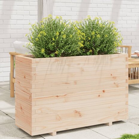 Plantenbak 110x40x72,5 cm massief grenenhout 3