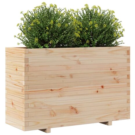 Plantenbak 110x40x72,5 cm massief grenenhout 4