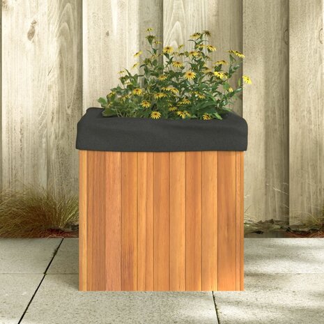 Plantenbak 45x45x45 cm massief acaciahout 3