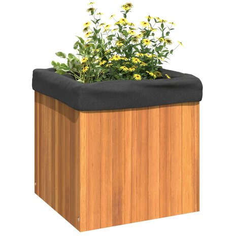 Plantenbak 45x45x45 cm massief acaciahout 4