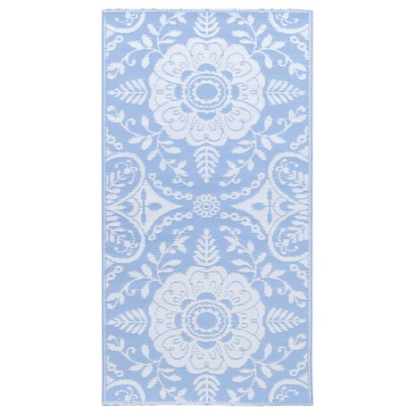 Buitenkleed 80x150 cm PP babyblauw 2