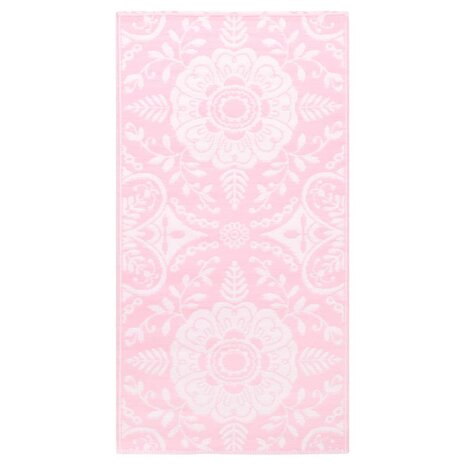 Buitenkleed 80x150 cm PP roze 2