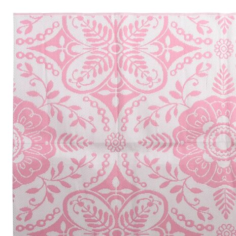 Buitenkleed 160x230 cm PP roze 4