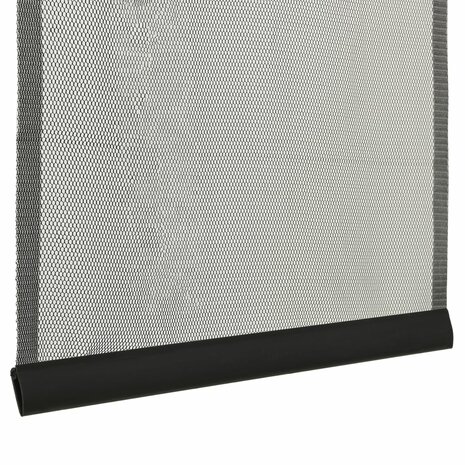 Vliegengordijn 100x220 cm polyester mesh zwart 5