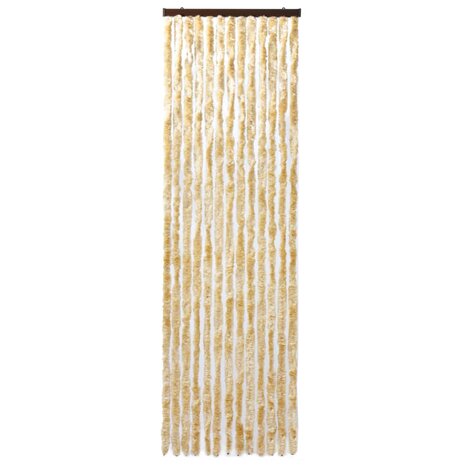 Vliegengordijn 56x185 cm chenille beige 3