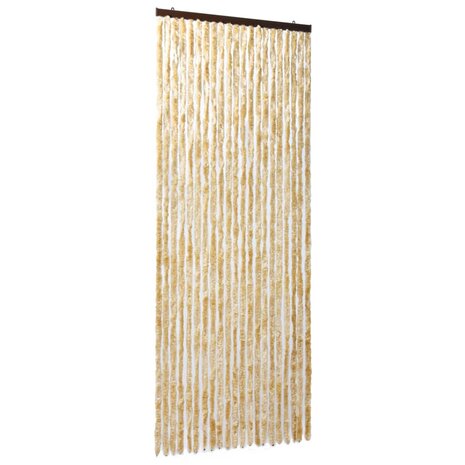 Vliegengordijn 90x220 cm chenille beige 2