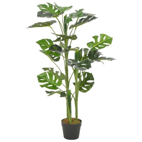 Kunstplant met pot monstera 100 cm groen 1