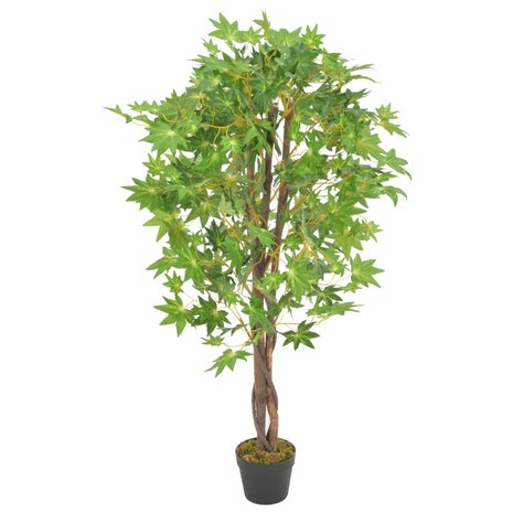 Kunstplant met pot esdoorn 120 cm groen 1