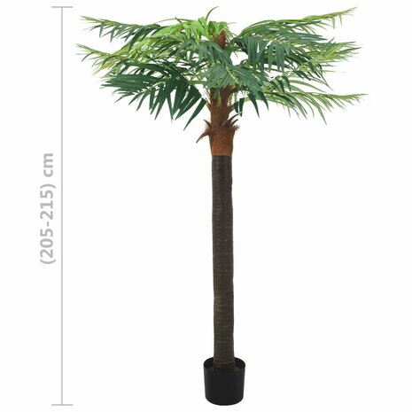 Kunstboom met pot phoenixpalm 215 cm groen 6