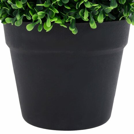 Kunstplanten met pot 2 st buxus bolvorming 32 cm groen 5