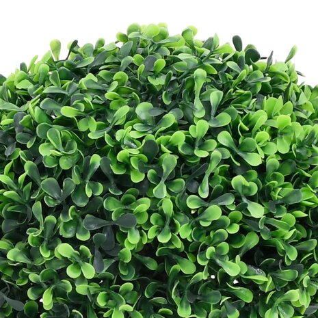 Kunstplanten met pot 2 st buxus bolvorming 27 cm groen 3