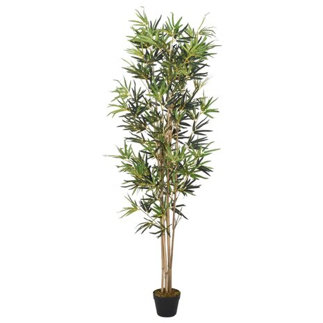 Kunstplant bamboe 552 bladeren 120 cm groen 1