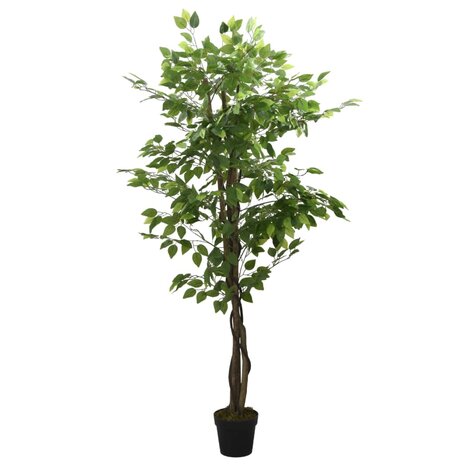 Kunstplant ficus 378 bladeren 80 cm groen 1