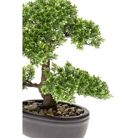 Emerald Kunstplant mini bonsai ficus groen 32 cm 420002 3