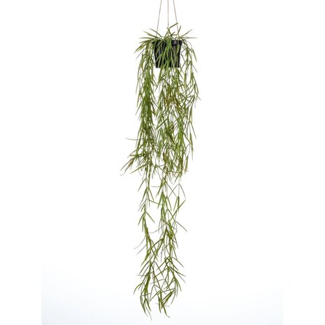 Emerald Kunstplant hangend in pot wasbloem 80 cm 2