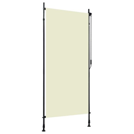 Rolgordijn voor buiten 100x270 cm crème 2