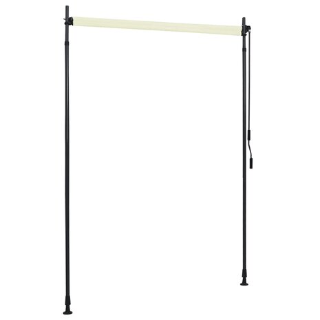 Rolgordijn voor buiten 150x270 cm crème 5