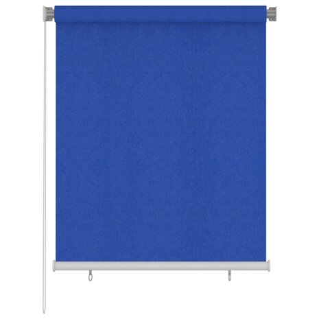 Rolgordijn voor buiten 120x140 cm HDPE blauw 1