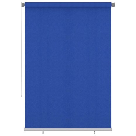 Rolgordijn voor buiten 160x230 cm HDPE blauw 1