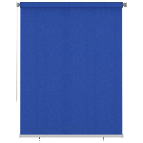 Rolgordijn voor buiten 180x230 cm HDPE blauw 1