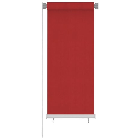 Rolgordijn voor buiten 60x140 cm HDPE rood 1