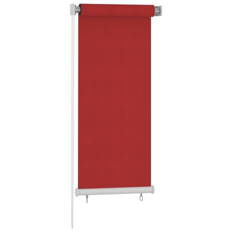 Rolgordijn voor buiten 60x140 cm HDPE rood 2