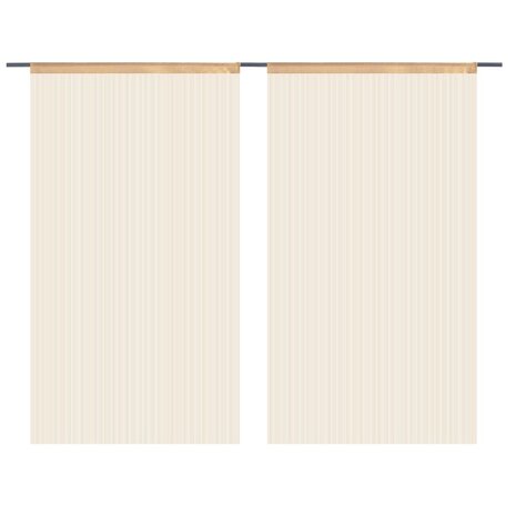 Draadgordijnen 100x250 cm beige 2 st 2