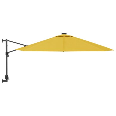 Wandparasol 290 cm geel 3