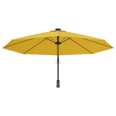 Wandparasol 290 cm geel 5