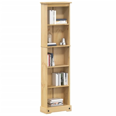 Boekenkast Corona 46x20x170 cm massief grenenhout 1