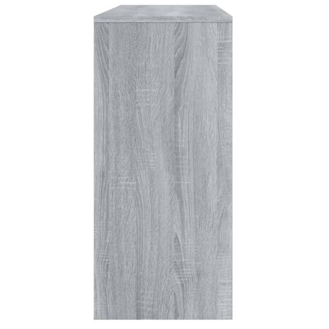 Wandtafel 100x35x76,5 cm bewerkt hout grijs sonoma eikenkleurig 7