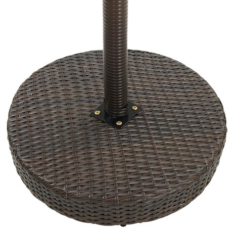 3-delige Tuinbarset poly rattan bruin 5