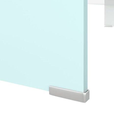 TV-meubel/monitorverhoger 100x30x13 cm glas groen 5