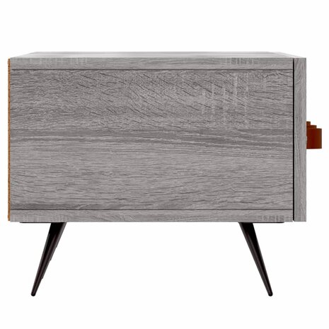 Tv-meubel 150x36x30 cm bewerkt hout grijs sonoma eikenkleurig 7