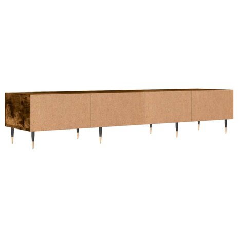 Tv-meubel 150x36x30 cm bewerkt hout gerookt eikenkleurig 8